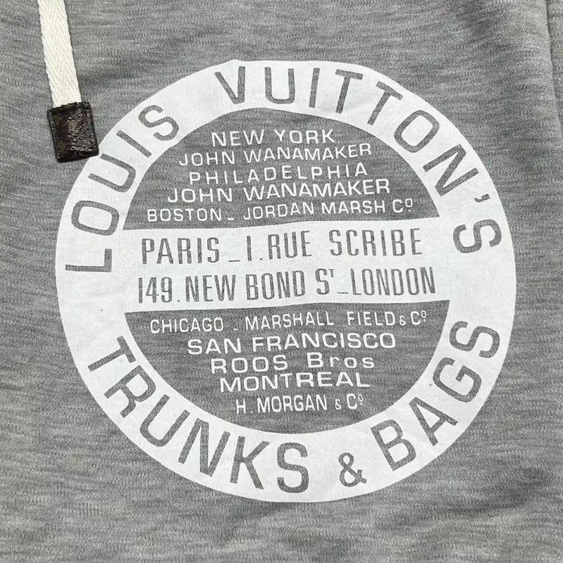 Louis Vuitton Louis Vuitton Gray Logo Hoodie for Women 0089 Size XS / US 0-2 / IT 36-38 - 4 Thumbnail