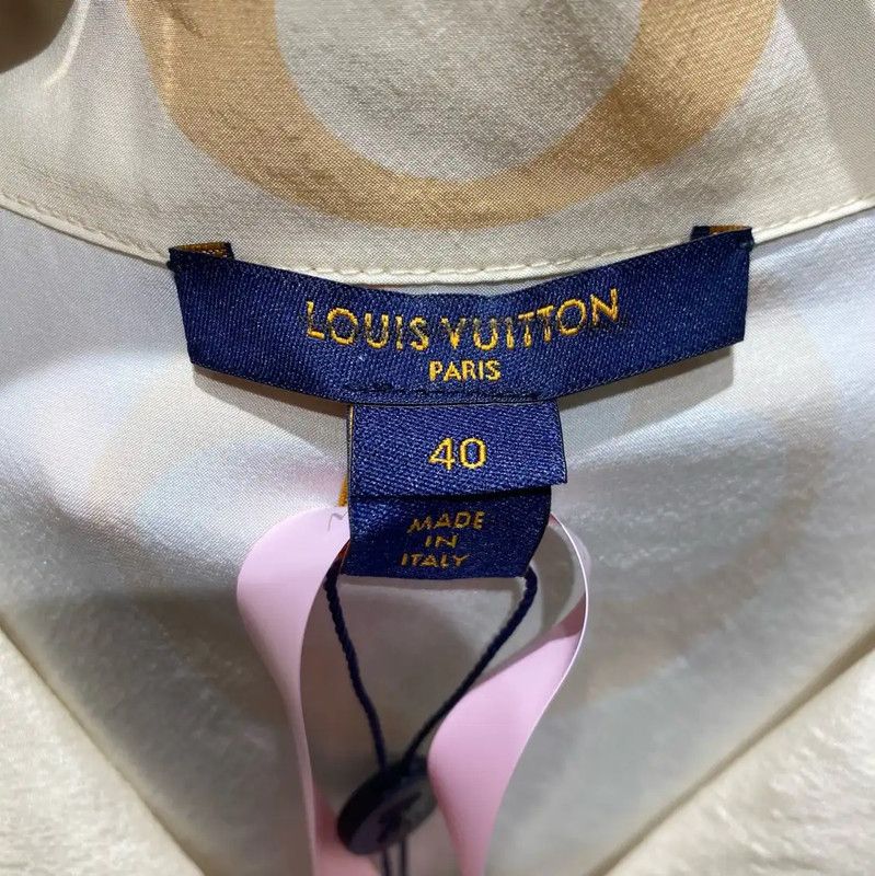 Louis Vuitton Colorful Silk Women's Shirt 0089