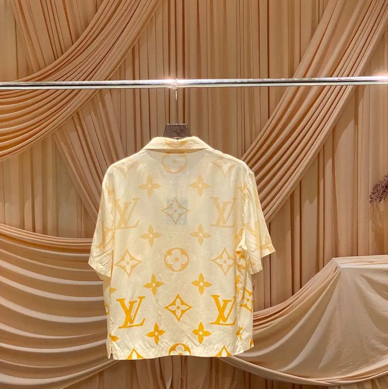 Louis Vuitton Colorful Silk Women's Shirt 0089