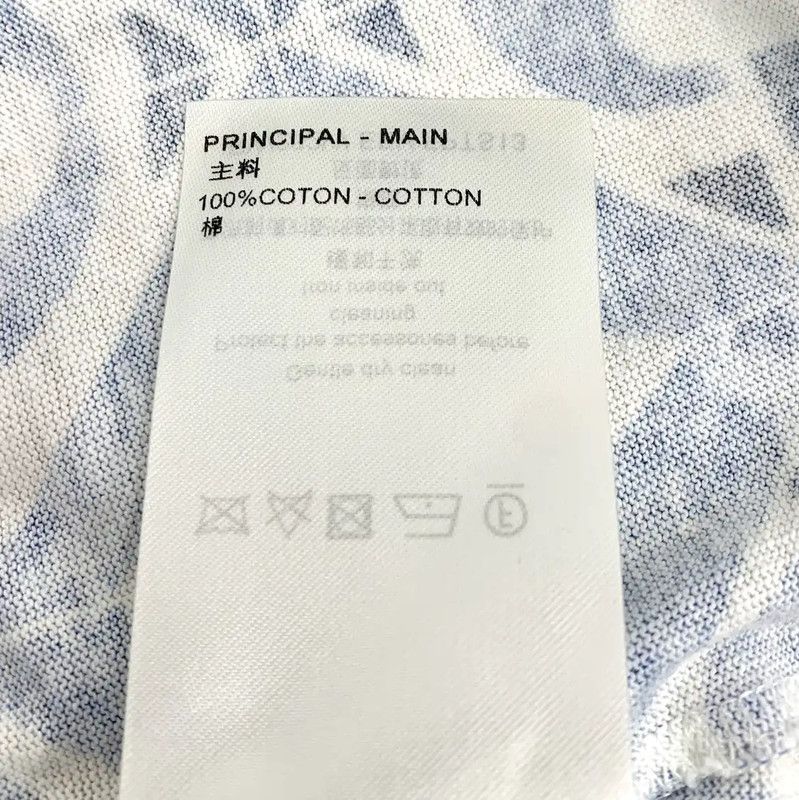 Louis Vuitton Louis Vuitton Blue Cotton Women's T-Shirt 0089 Size L / US 10 / IT 46 - 7 Thumbnail