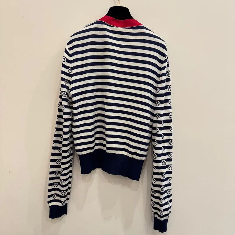 Louis Vuitton Louis Vuitton Striped Cardigan in Multi Color 0089 Size S / US 4 / IT 40 - 2 Thumbnail