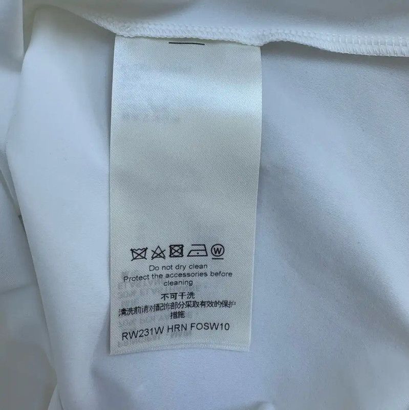 Louis Vuitton Louis Vuitton White Long Sleeve Bodysuit for Women 0089 Size S / US 4 / IT 40 - 8 Thumbnail