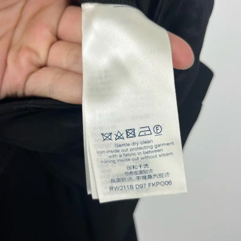 Louis Vuitton Louis Vuitton Black XXS Casual Pants 0089 Size 22" - 5 Thumbnail