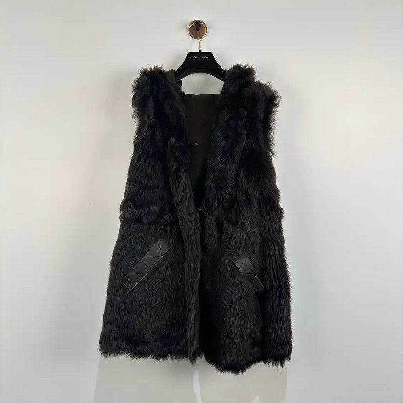 Louis Vuitton Louis Vuitton Brown Shearling Women's Jacket 0089 Size L / US 10 / IT 46 - 3 Thumbnail