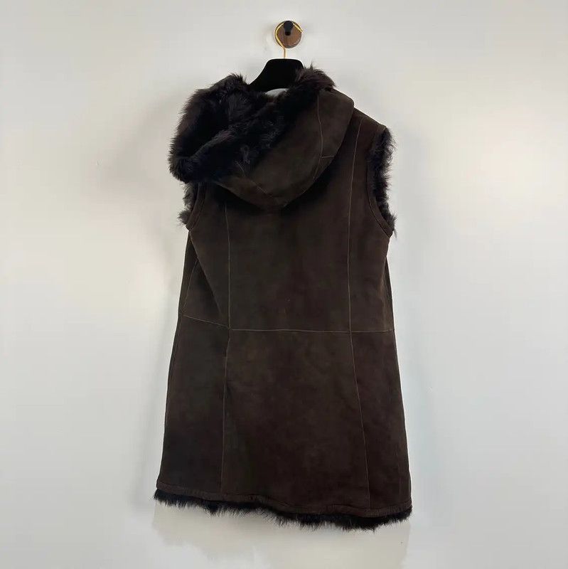 Louis Vuitton Louis Vuitton Brown Shearling Women's Jacket 0089 Size L / US 10 / IT 46 - 2 Thumbnail