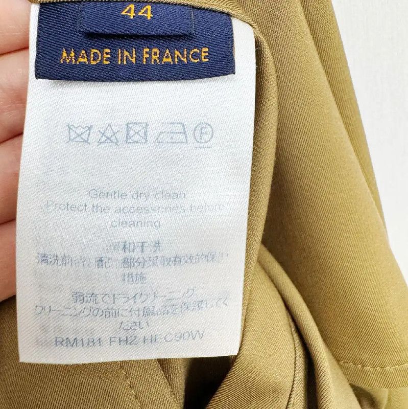 Louis Vuitton Louis Vuitton Yellow Women's Trench Coat 0089 Size M / US 6-8 / IT 42-44 - 7 Thumbnail
