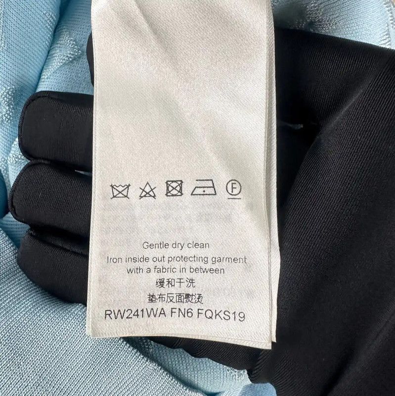 Louis Vuitton Louis Vuitton Light Blue Cotton T-Shirt 0089 Size S / US 4 / IT 40 - 4 Thumbnail