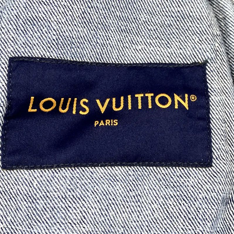 Louis Vuitton Louis Vuitton Blue Cotton Women's Jacket 0089 Size L / US 10 / IT 46 - 7 Thumbnail