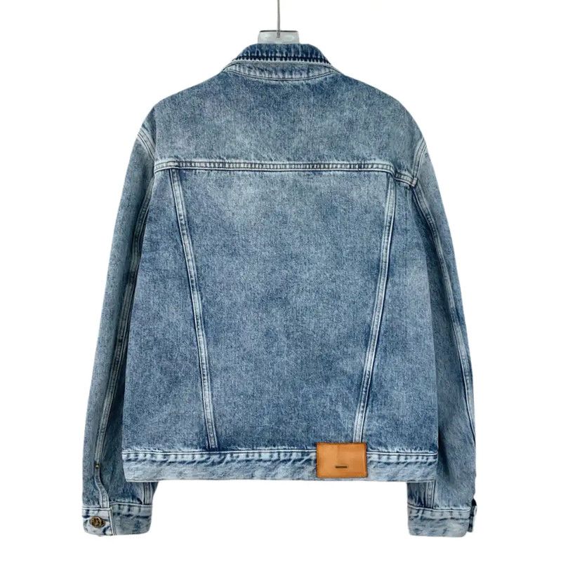 Louis Vuitton Louis Vuitton Blue Cotton Women's Jacket 0089 Size L / US 10 / IT 46 - 2 Thumbnail