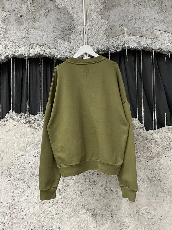 Louis Vuitton Louis Vuitton Green Cotton Long Sleeve Sweatshirt 0089 Size XS / US 0-2 / IT 36-38 - 2 Thumbnail
