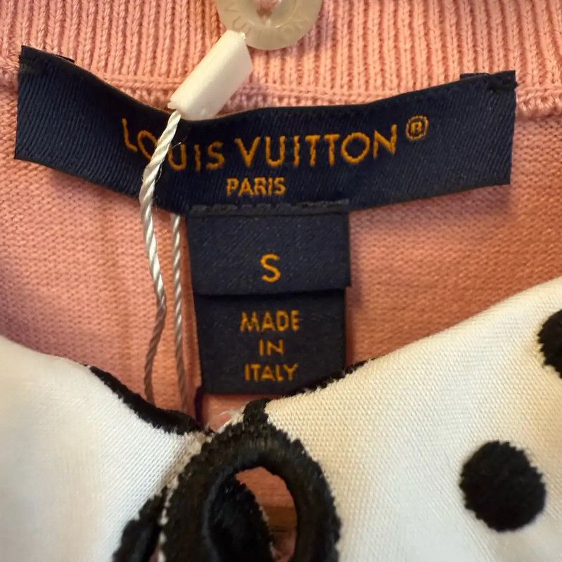 Louis Vuitton Louis Vuitton Pink Short Sleeve Cotton T-Shirt 0089 Size S / US 4 / IT 40 - 4 Thumbnail