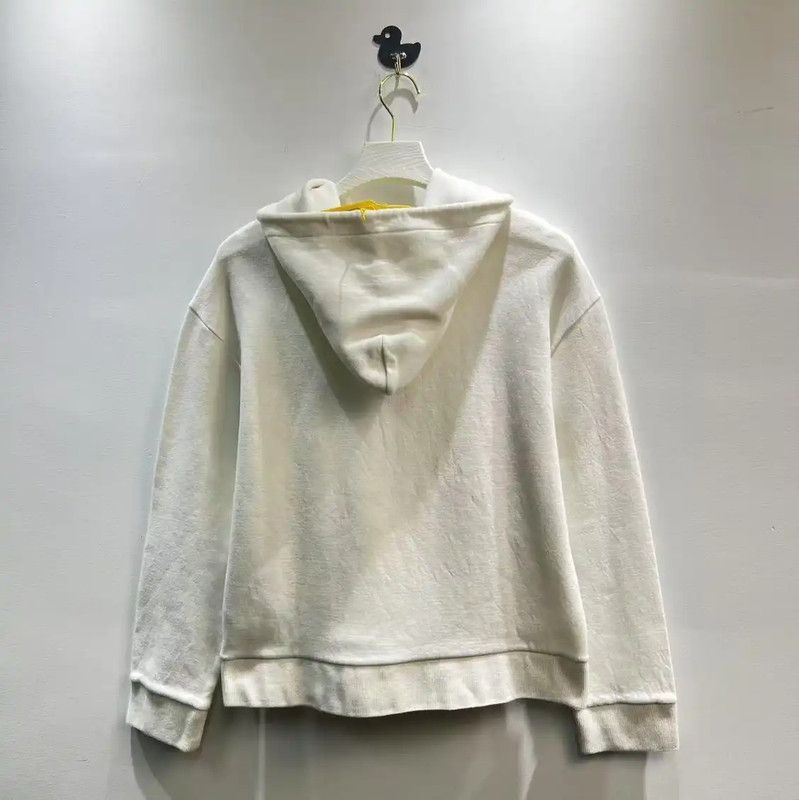 Louis Vuitton Louis Vuitton M Size White Cotton Hoodie 0089 Size M / US 6-8 / IT 42-44 - 4 Thumbnail