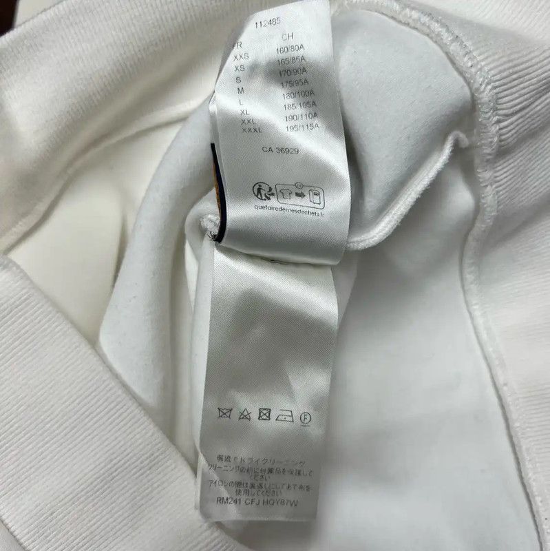 Louis Vuitton Louis Vuitton M Size White Cotton Hoodie 0089 Size M / US 6-8 / IT 42-44 - 8 Thumbnail
