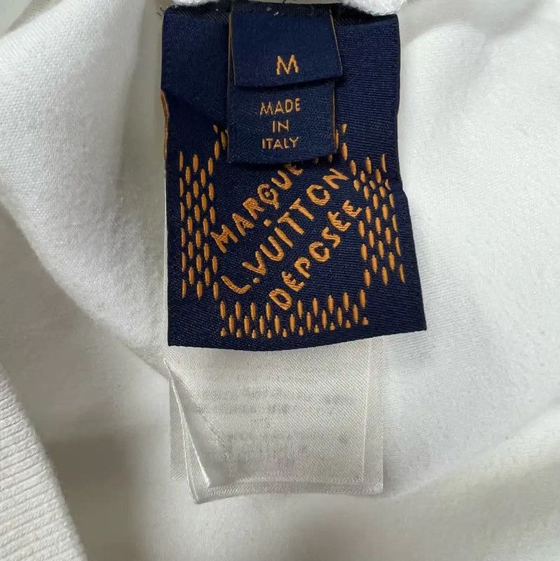 Louis Vuitton Louis Vuitton M Size White Cotton Hoodie 0089 Size M / US 6-8 / IT 42-44 - 7 Thumbnail