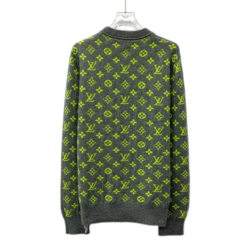 Louis Vuitton Louis Vuitton Gray Cashmere Knit Sweater 0089 Size S / US 4 / IT 40 - 2 Thumbnail