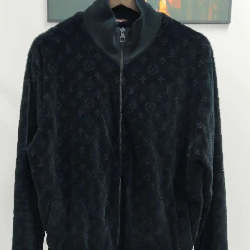 Louis Vuitton Louis Vuitton Black Men's Jacket 0089 Size L / US 10 / IT 46 - 5 Thumbnail