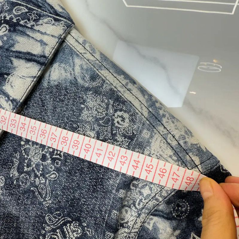 Louis Vuitton Louis Vuitton Blue Cotton Short Sleeve Shirt 0089 Size S / US 4 / IT 40 - 6 Thumbnail