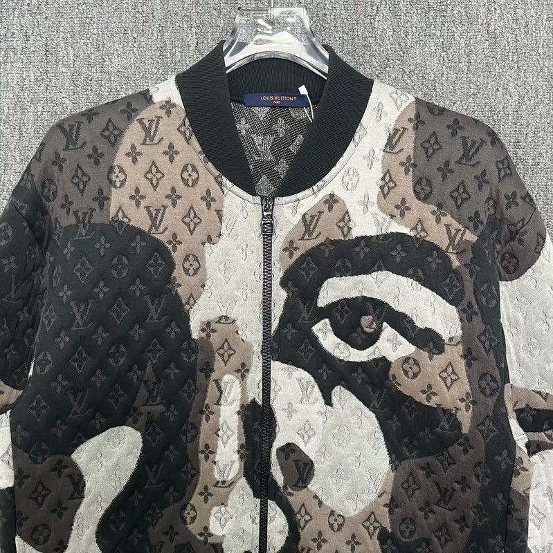 Louis Vuitton Louis Vuitton Brown Cotton Men's Outerwear Jacket 0089 Size M / US 6-8 / IT 42-44 - 4 Thumbnail