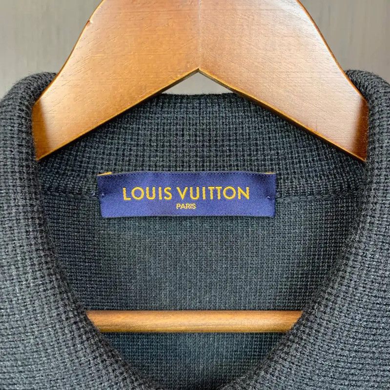 Louis Vuitton Louis Vuitton Men's Black Wool Jacket 0089 Size L / US 10 / IT 46 - 8 Thumbnail