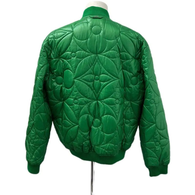 Louis Vuitton Louis Vuitton Green Quilted Men's Down Jacket 0089 Size XL / US 12-14 / IT 48-50 - 2 Thumbnail