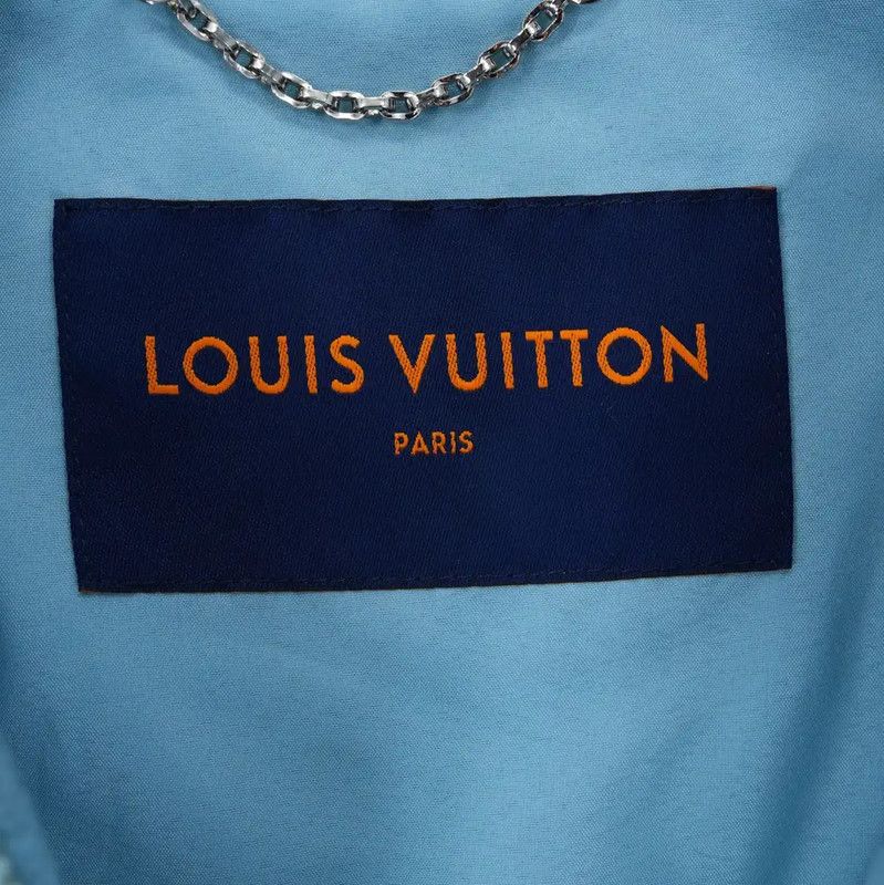 Louis Vuitton Louis Vuitton Peacock Blue Half-Zip Jacket 0089 Size XXL / US 16-18 / IT 52-54 - 4 Thumbnail