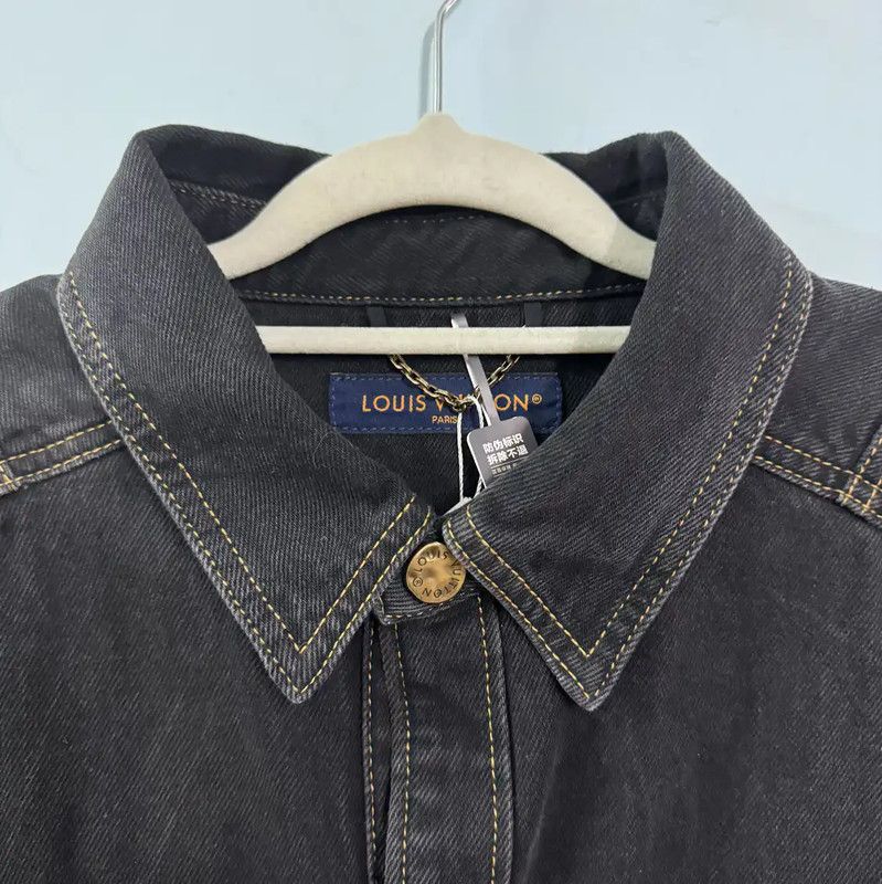 Louis Vuitton Louis Vuitton Black Cotton Men's Jacket 0089 Size M / US 6-8 / IT 42-44 - 7 Thumbnail
