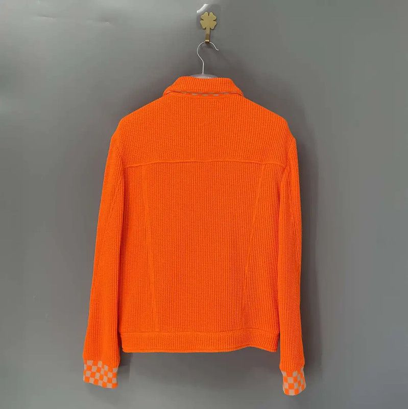 Louis Vuitton Louis Vuitton Orange Cotton Men's Jacket 0089 Size M / US 6-8 / IT 42-44 - 2 Thumbnail