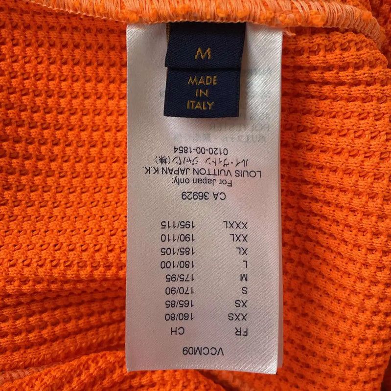 Louis Vuitton Louis Vuitton Orange Cotton Men's Jacket 0089 Size M / US 6-8 / IT 42-44 - 4 Thumbnail