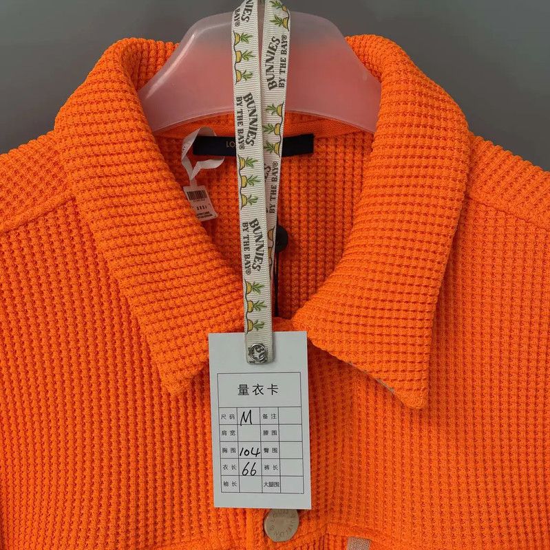 Louis Vuitton Louis Vuitton Orange Cotton Men's Jacket 0089 Size M / US 6-8 / IT 42-44 - 5 Thumbnail