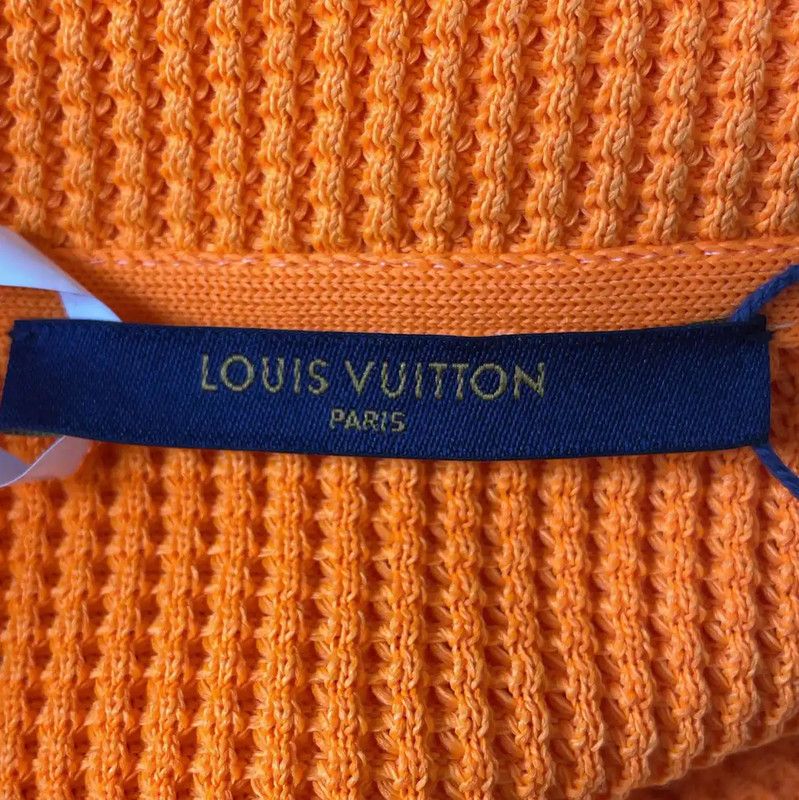 Louis Vuitton Louis Vuitton Orange Cotton Men's Jacket 0089 Size M / US 6-8 / IT 42-44 - 3 Thumbnail