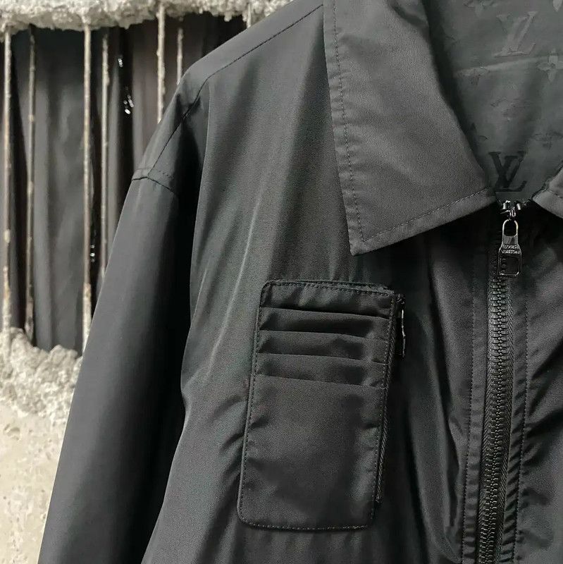 Louis Vuitton Louis Vuitton Long Sleeve Black Jacket for Men 0089 Size ONE SIZE - 5 Thumbnail