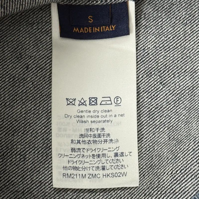 Louis Vuitton Louis Vuitton Blue Cotton Short Sleeve Shirt 0089 Size S / US 4 / IT 40 - 4 Thumbnail