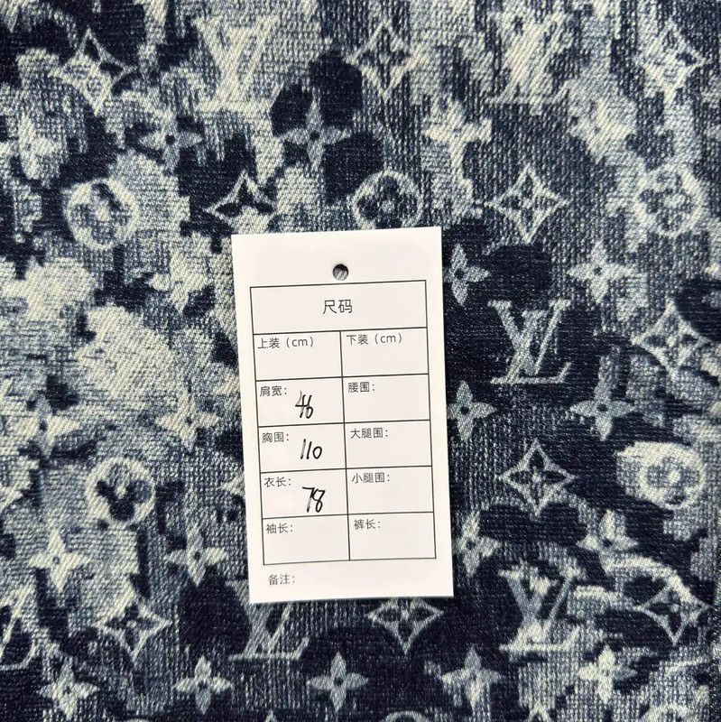 Louis Vuitton Louis Vuitton Blue Cotton Short Sleeve Shirt 0089 Size S / US 4 / IT 40 - 5 Thumbnail
