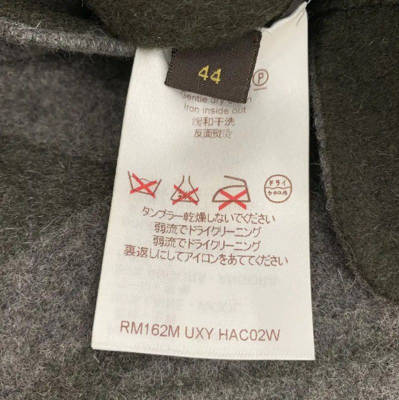 Louis Vuitton Louis Vuitton Men's Gray Wool Coat 0089 Size L / US 10 / IT 46 - 6 Thumbnail