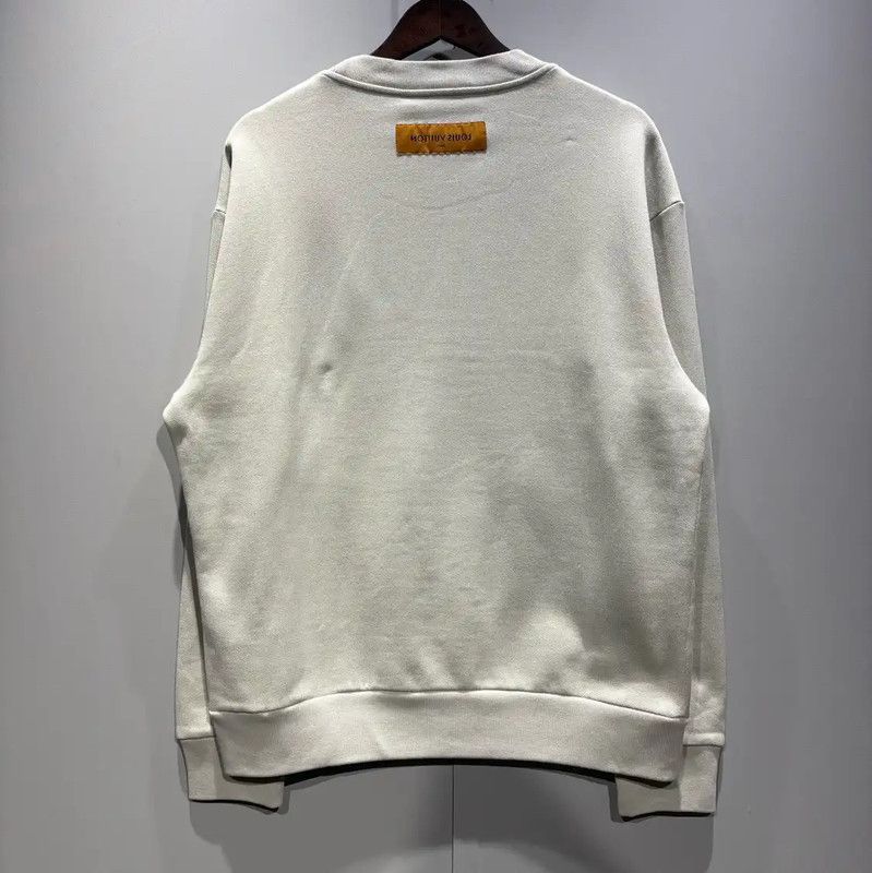 Louis Vuitton Louis Vuitton Green Cotton Men's Sweatshirt 0089 Size L / US 10 / IT 46 - 2 Thumbnail