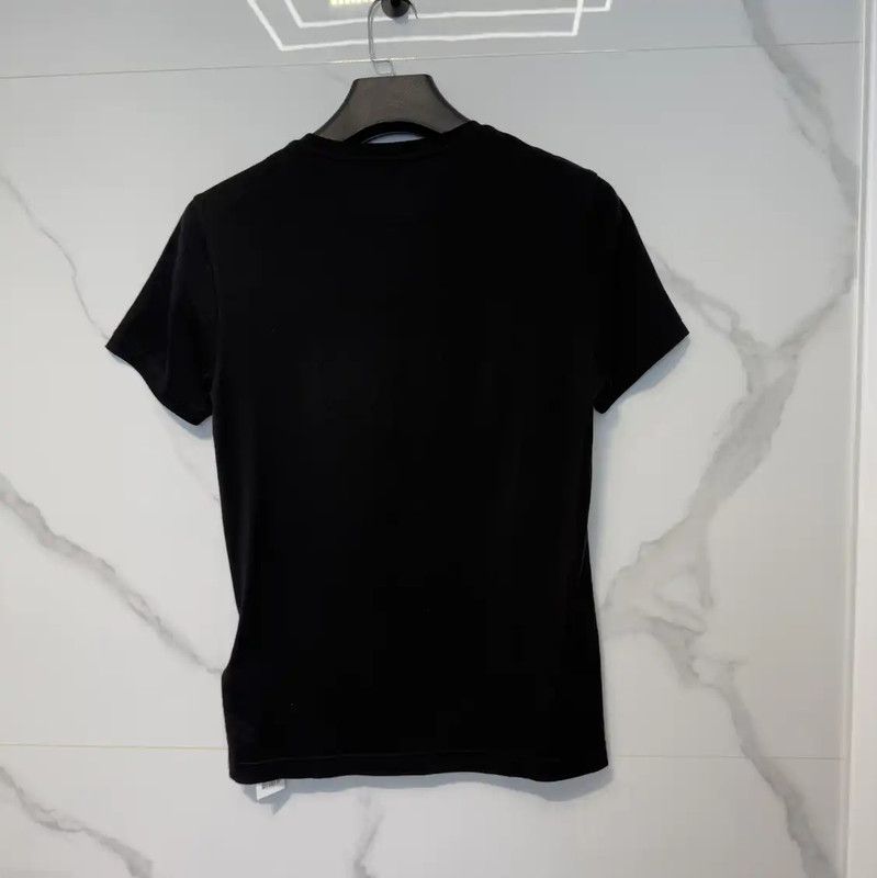 Fendi Fendi Short Sleeve Black Cotton Logo T-shirt 0089 Size US S / EU 44-46 / 1 - 2 Thumbnail