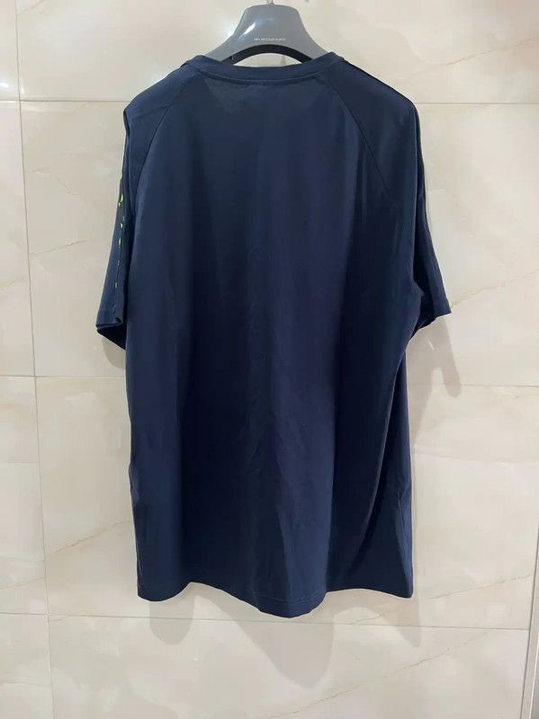 Fendi Fendi Summer Navy Cotton Men's T-shirt 0089 Size US L / EU 52-54 / 3 - 2 Thumbnail