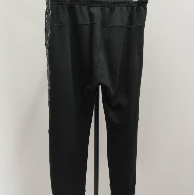 Fendi Black Cotton Casual Pants for Men 0089