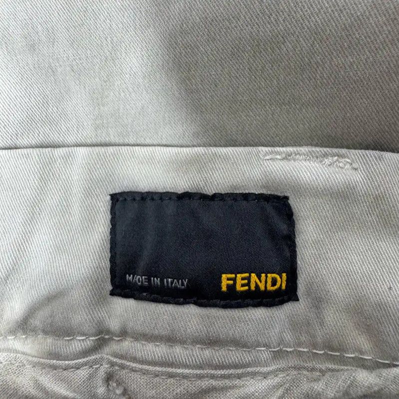 Fendi Fendi Gray Casual Pants for Men 0089 Size US 36 / EU 52 - 4 Thumbnail