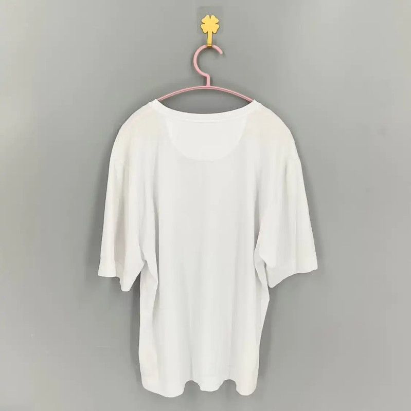 Fendi Fendi White Cotton Men's T-Shirt 0089 Size US L / EU 52-54 / 3 - 2 Thumbnail
