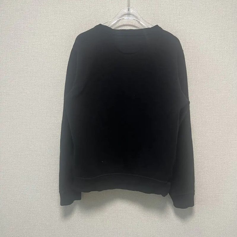 Fendi Fendi Black Wool Logo Men's Sweatshirt 0089 Size US M / EU 48-50 / 2 - 2 Thumbnail