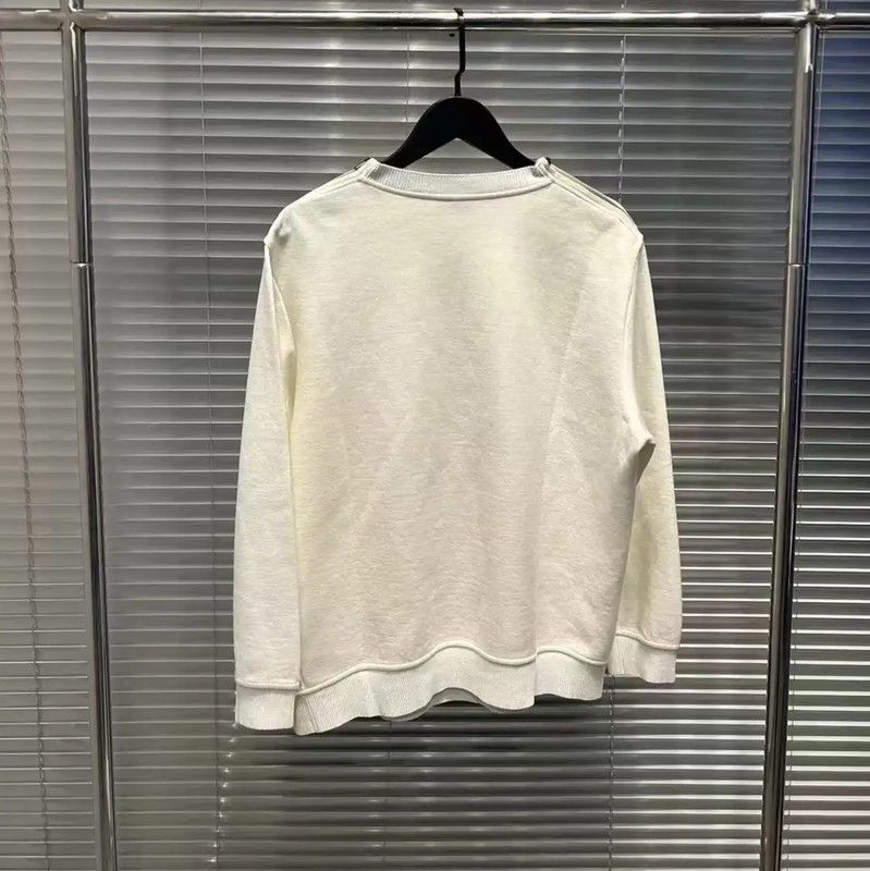 Fendi Fendi White Embroidered Long Sleeve Sweatshirt 0089 Size US XS / EU 42 / 0 - 2 Thumbnail