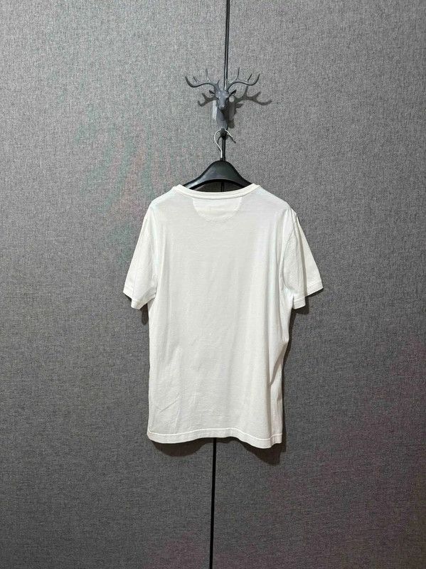 Fendi Fendi Men's White Embroidered Logo T-Shirt 0089 Size US L / EU 52-54 / 3 - 2 Thumbnail