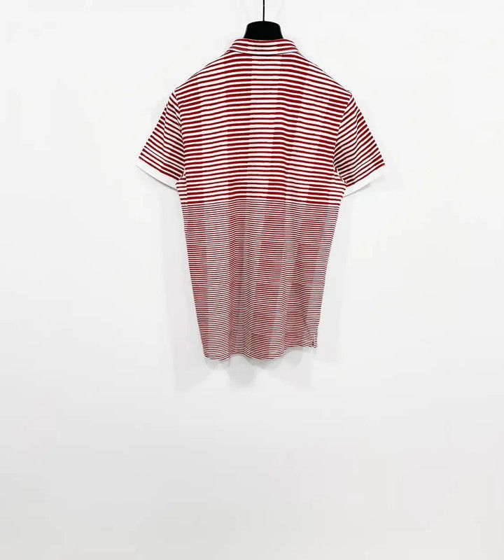 Fendi Fendi Red Striped Cotton Men's Polo Shirt 0089 Size US XL / EU 56 / 4 - 2 Thumbnail