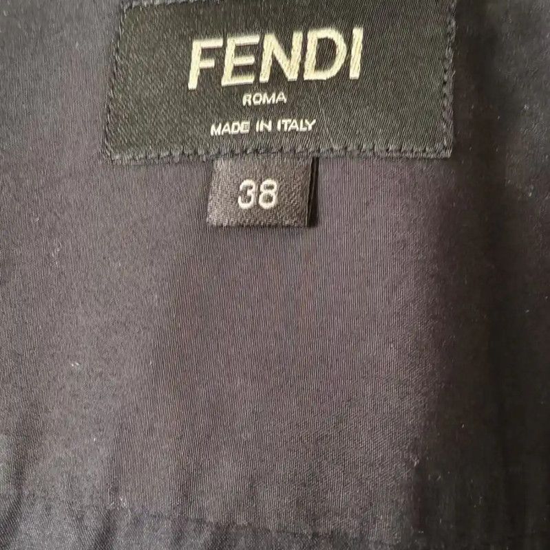 Fendi Fendi Black Long Sleeve Men's Shirt 0089 Size US M / EU 48-50 / 2 - 3 Thumbnail