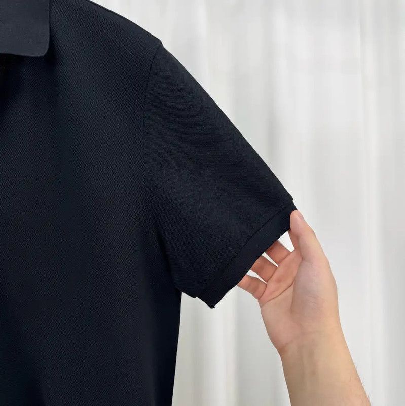 Fendi Fendi Black Cotton Short Sleeve Polo Shirt 0089 Size US S / EU 44-46 / 1 - 4 Thumbnail