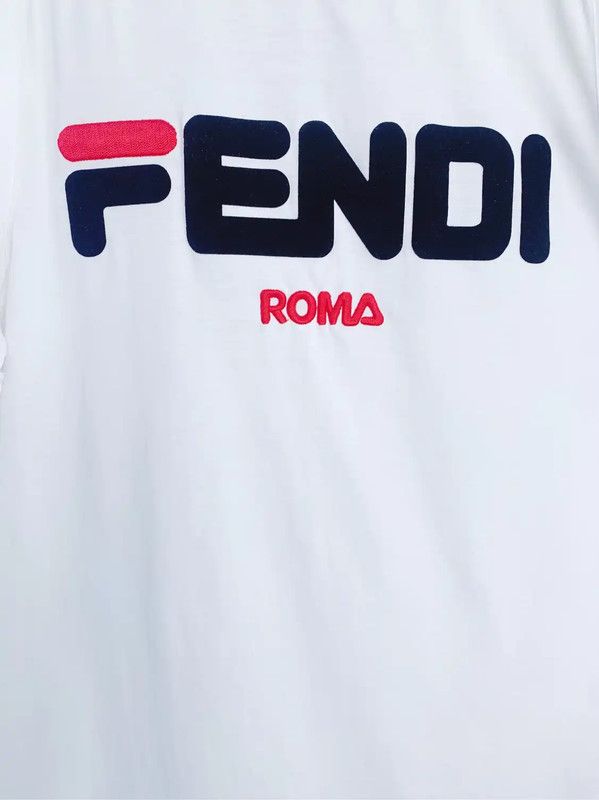 Fendi Fendi White Cotton Men's T-Shirt 0089 Size US S / EU 44-46 / 1 - 6 Thumbnail