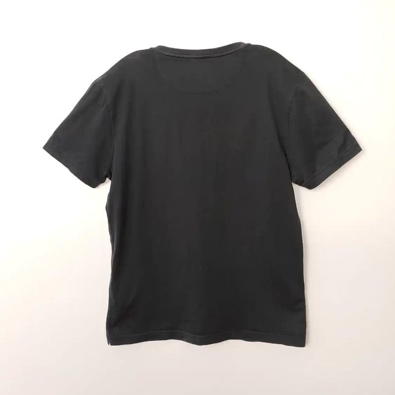 Fendi Fendi Black Cotton Men's T-Shirt with Yellow Eyes 0089 Size US M / EU 48-50 / 2 - 2 Thumbnail