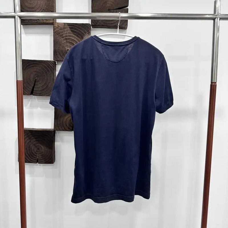 Fendi Fendi Men's Blue Cotton T-Shirt with Eyes 0089 Size US L / EU 52-54 / 3 - 2 Thumbnail