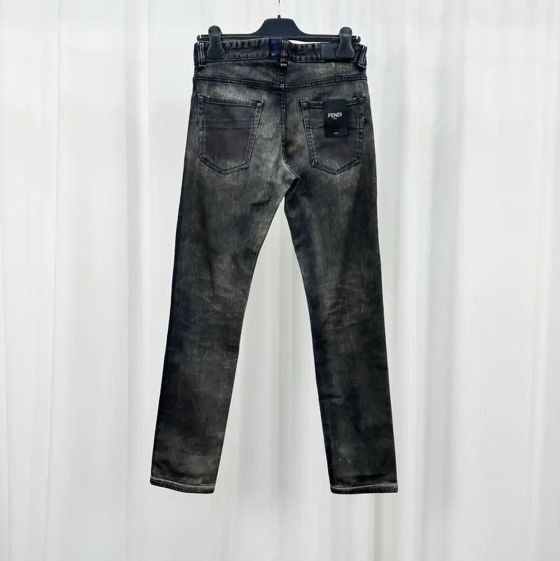 Fendi Fendi Casual Pants in Blue Gray Denim 0089 Size US 28 / EU 44 - 2 Thumbnail